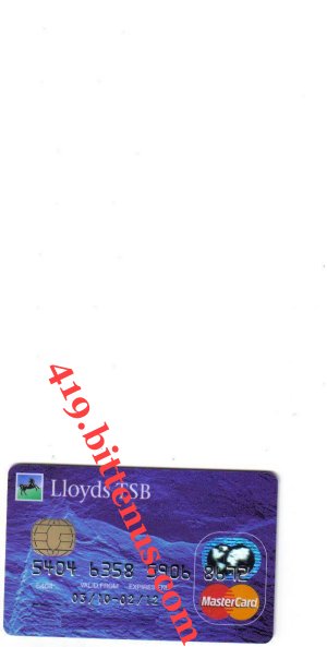 ATM MASTER CARD